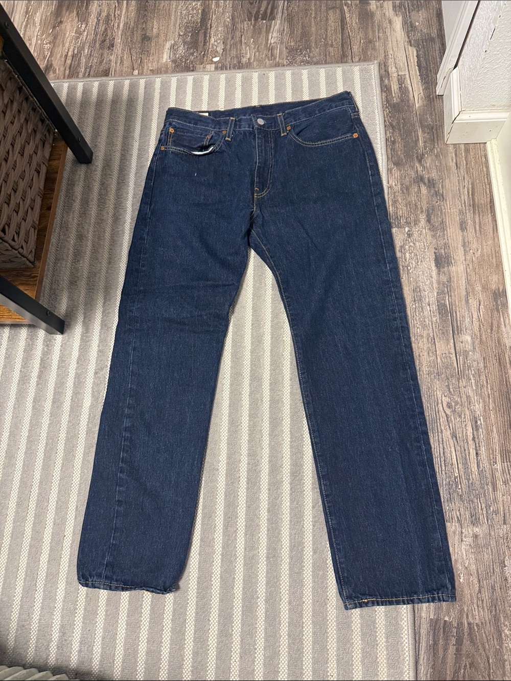 Levi's 34x32 Men's Indigo Straight Jeans 502 PREMUIM baggy